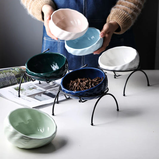 Elevate Your Cat’s Dining Experience with Aesthetic Ceramic Bowls