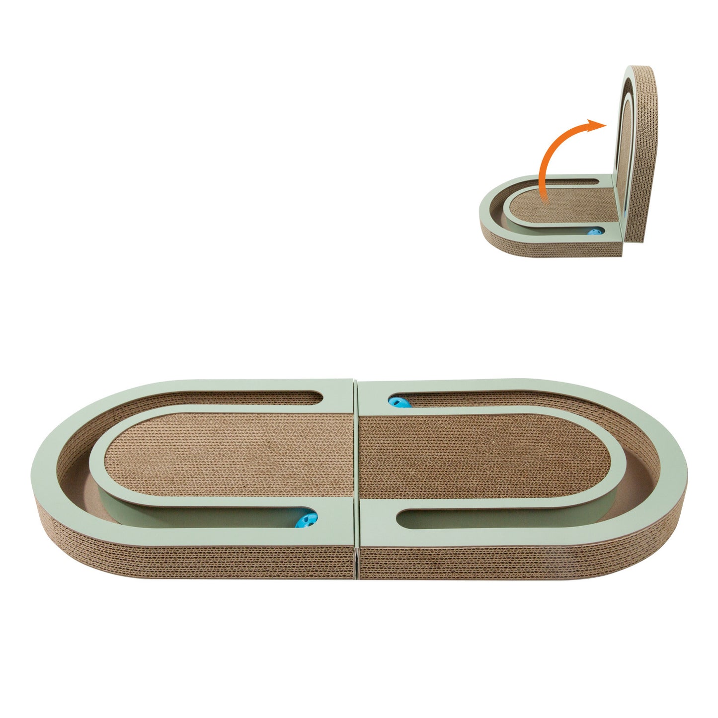 The PurrPlay Foldable Cat Scratcher