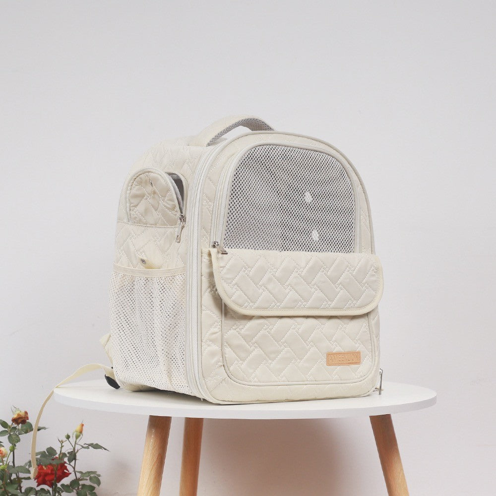 Luxury Cat Carrier with Privacy Curtain & Backpack