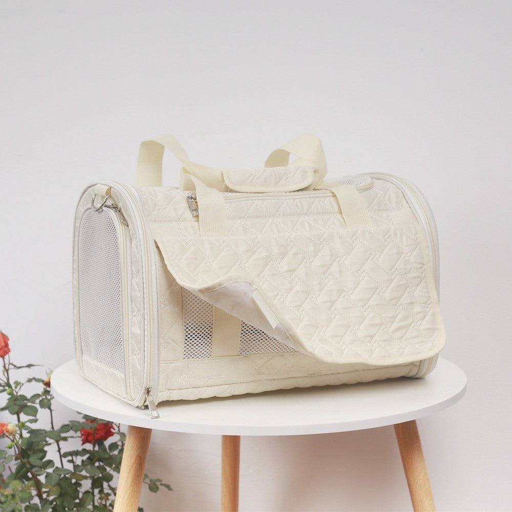 Luxury Cat Carrier with Privacy Curtain & Backpack